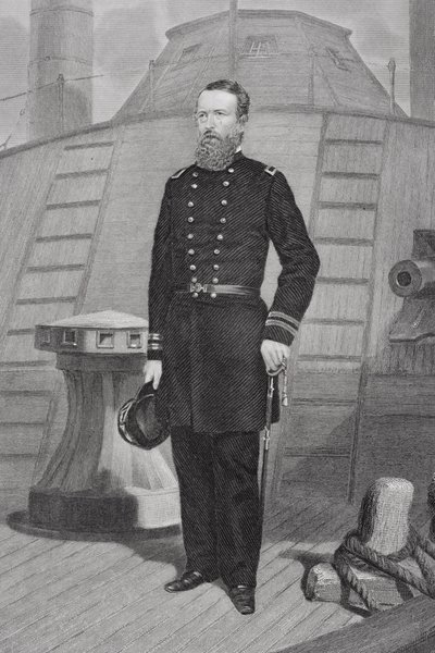 Porträt von Admiral David Dixon Porter (1813-91) von Alonzo Chappel